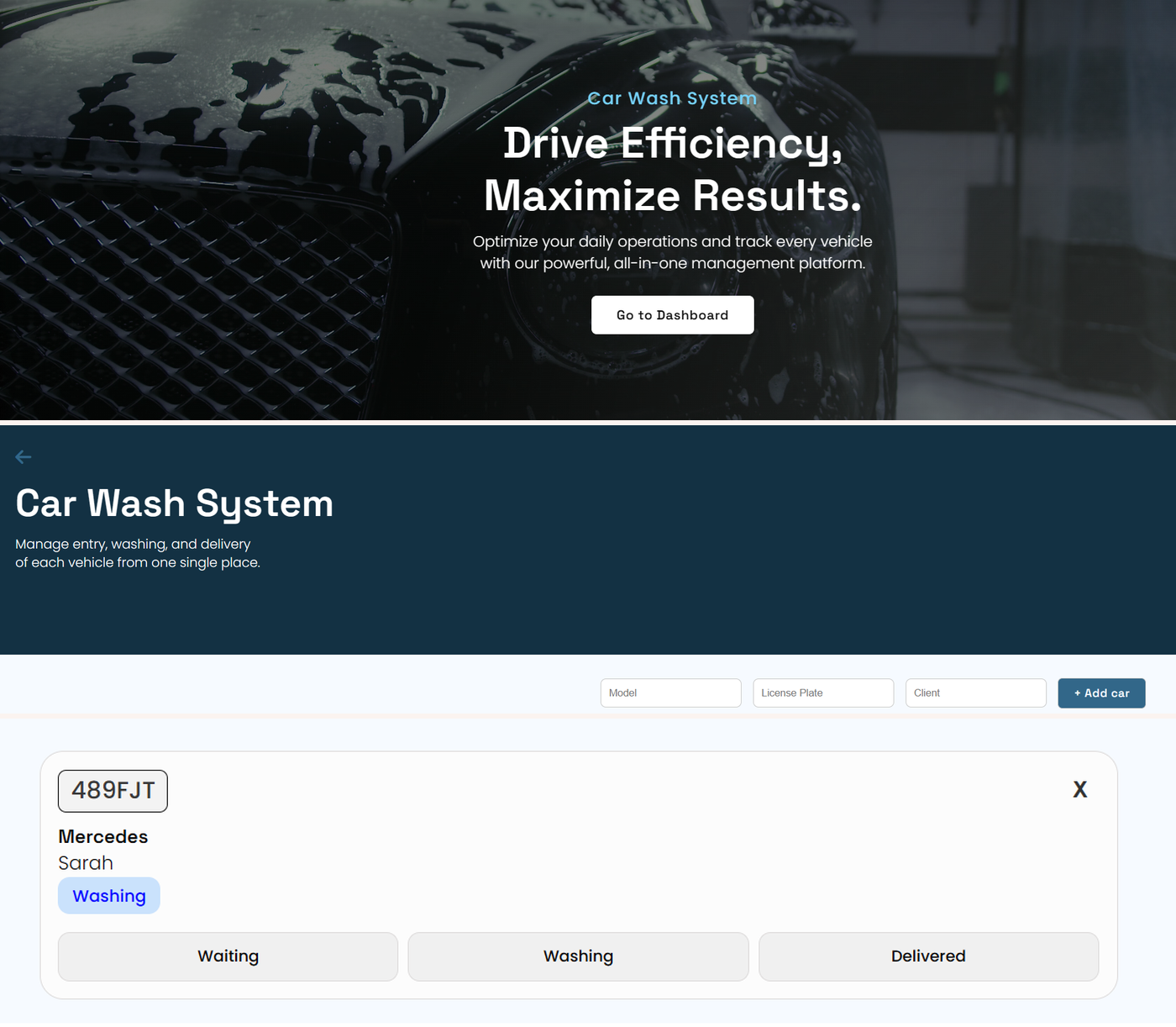 Car Wash System
